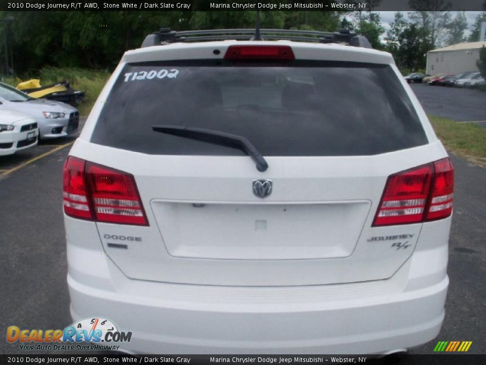 2010 Dodge Journey R/T AWD Stone White / Dark Slate Gray Photo #11