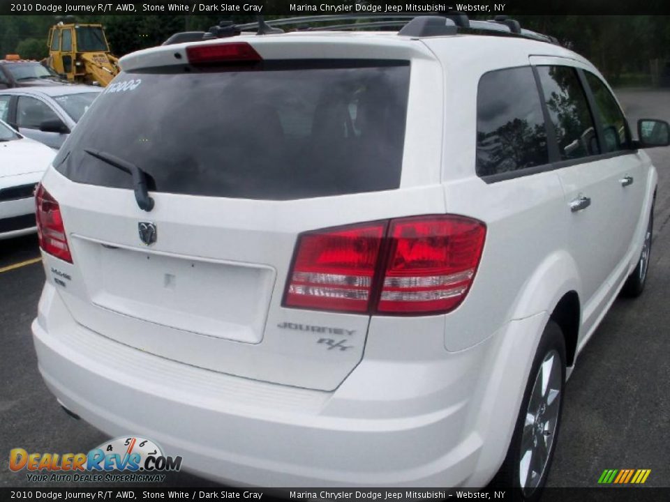 2010 Dodge Journey R/T AWD Stone White / Dark Slate Gray Photo #12