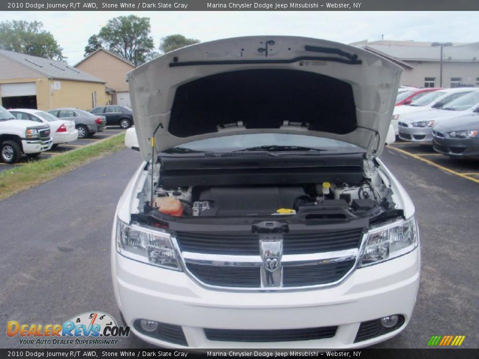 2010 Dodge Journey R/T AWD Stone White / Dark Slate Gray Photo #15