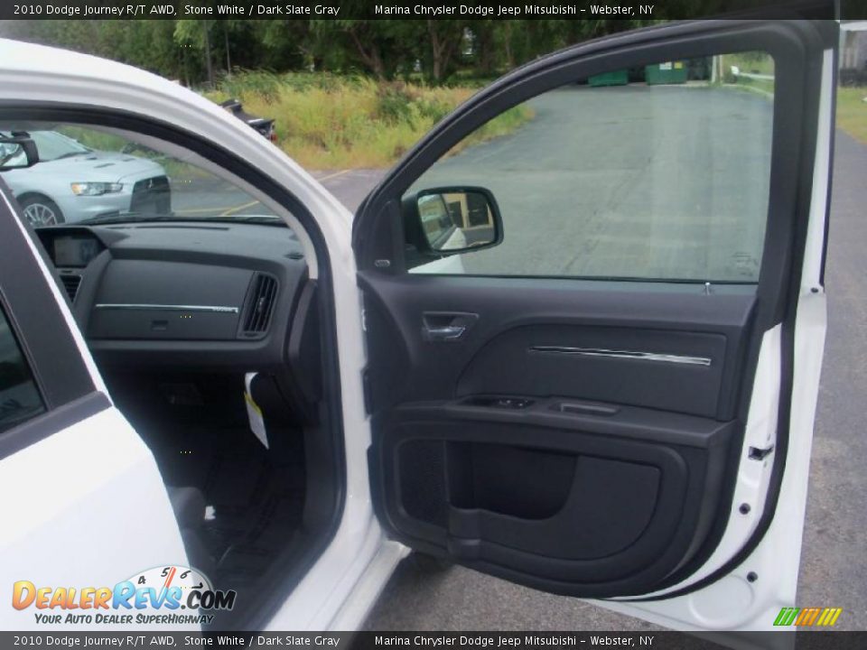 2010 Dodge Journey R/T AWD Stone White / Dark Slate Gray Photo #25