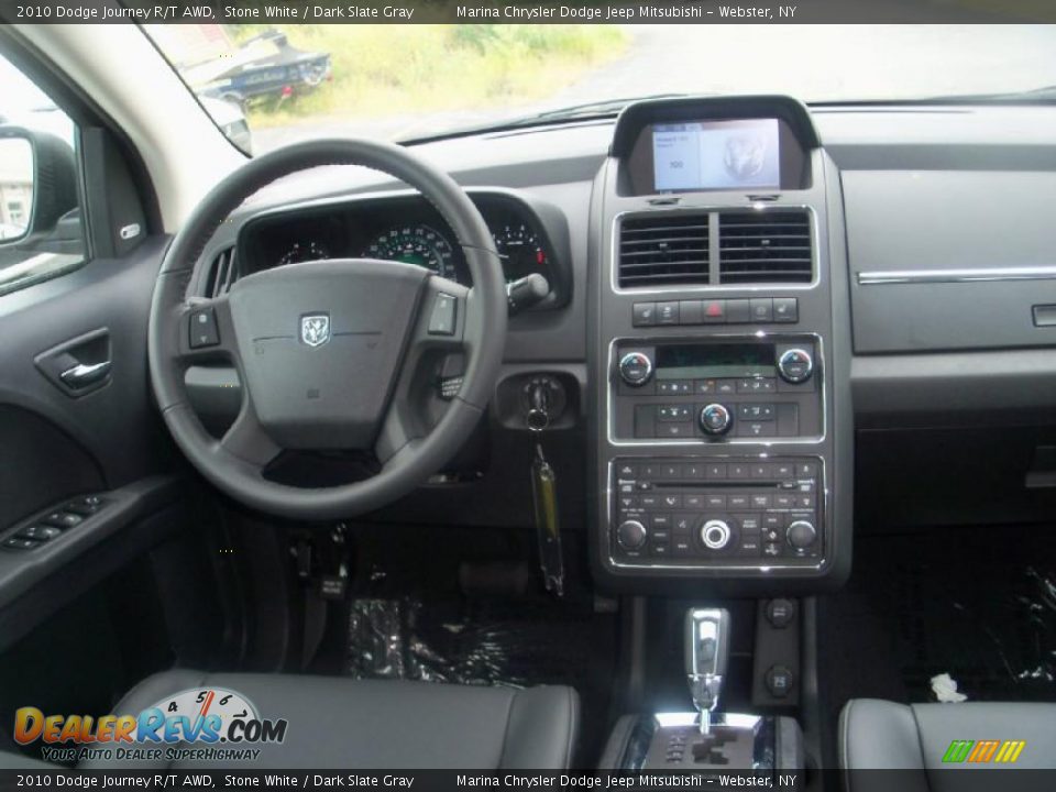 2010 Dodge Journey R/T AWD Stone White / Dark Slate Gray Photo #27