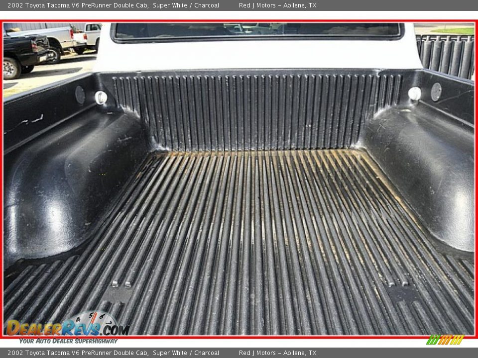2002 Toyota Tacoma V6 PreRunner Double Cab Super White / Charcoal Photo #6
