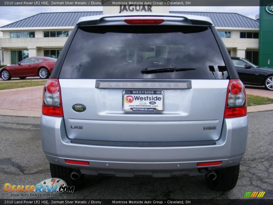 2010 Land Rover LR2 HSE Zermatt Silver Metallic / Ebony Photo #4