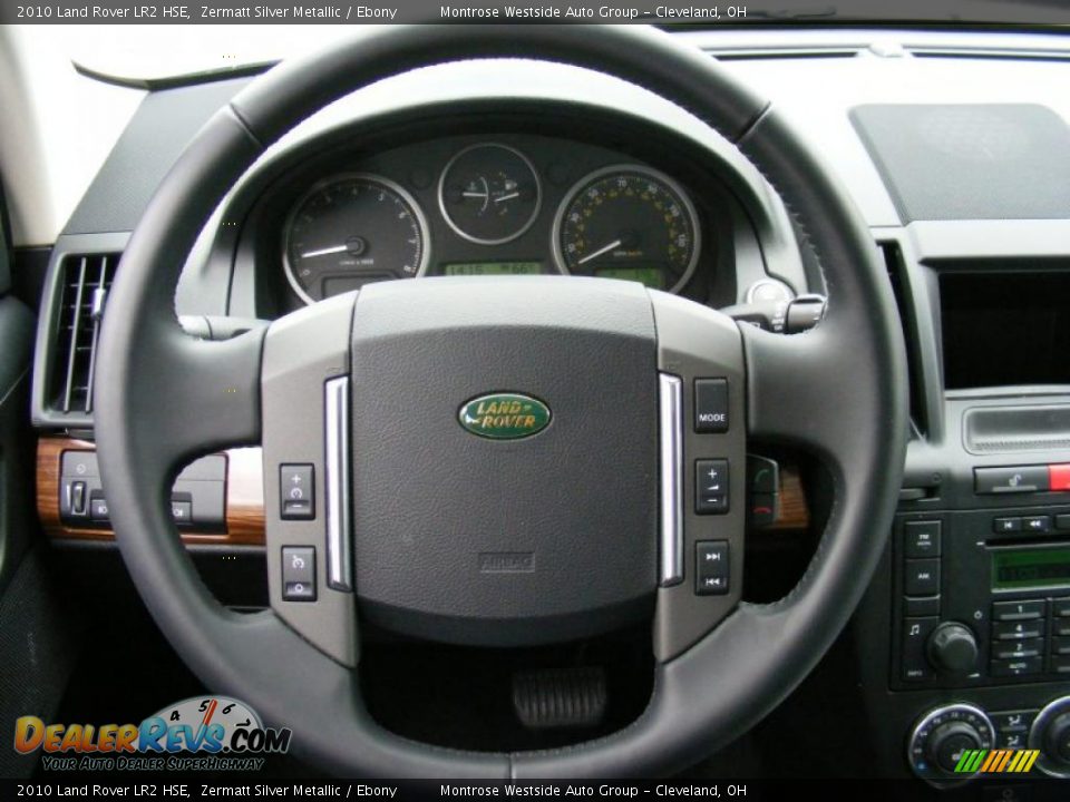 2010 Land Rover LR2 HSE Zermatt Silver Metallic / Ebony Photo #16