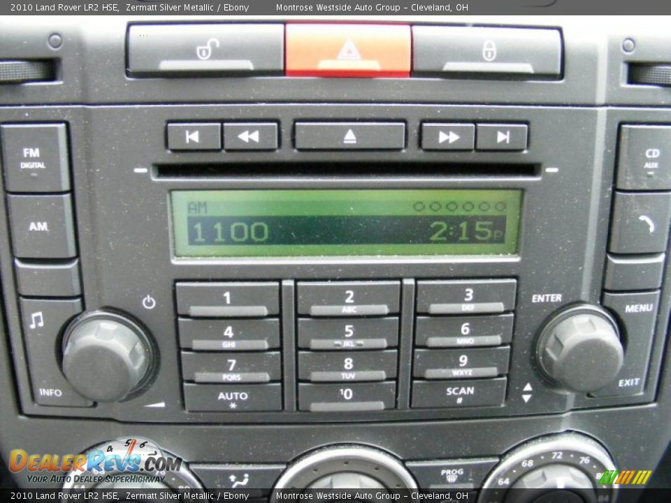2010 Land Rover LR2 HSE Zermatt Silver Metallic / Ebony Photo #20