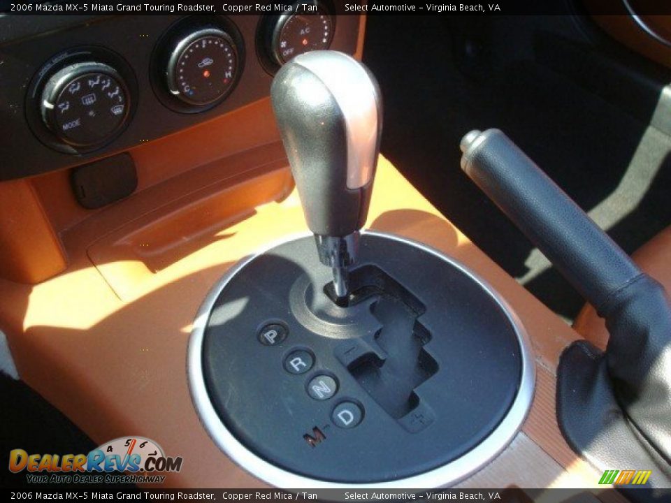 2006 Mazda MX-5 Miata Grand Touring Roadster Copper Red Mica / Tan Photo #17