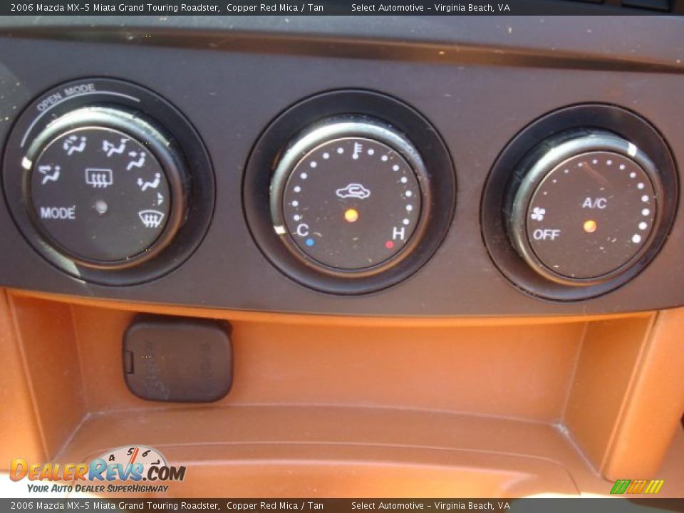 2006 Mazda MX-5 Miata Grand Touring Roadster Copper Red Mica / Tan Photo #18