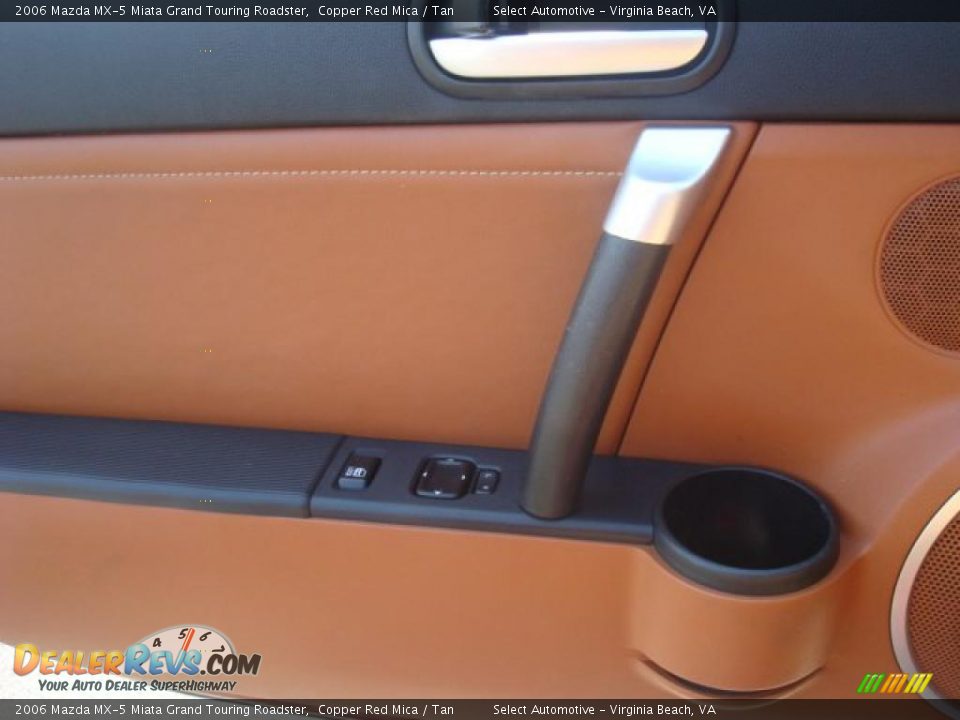 2006 Mazda MX-5 Miata Grand Touring Roadster Copper Red Mica / Tan Photo #24
