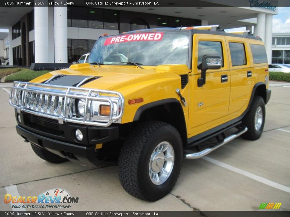 2006 Hummer H2 SUV Yellow / Ebony Photo #1