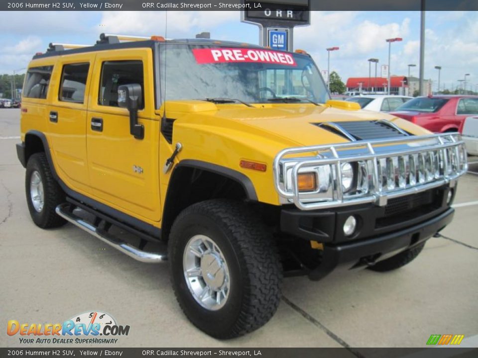 2006 Hummer H2 SUV Yellow / Ebony Photo #2