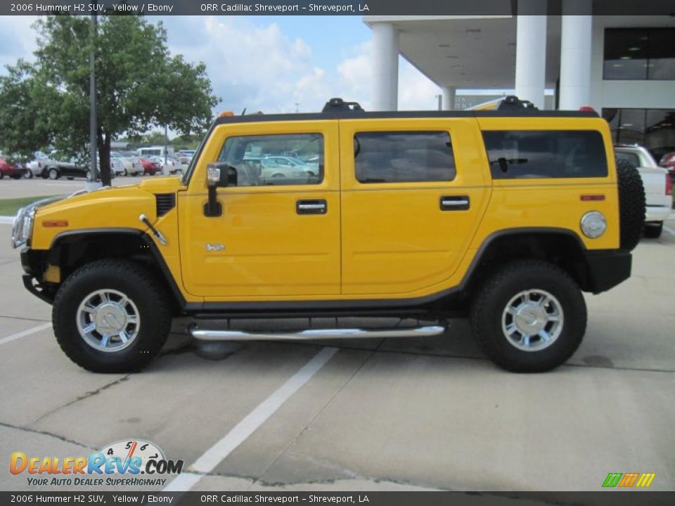 2006 Hummer H2 SUV Yellow / Ebony Photo #3