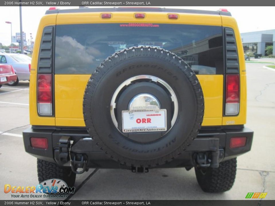 2006 Hummer H2 SUV Yellow / Ebony Photo #6