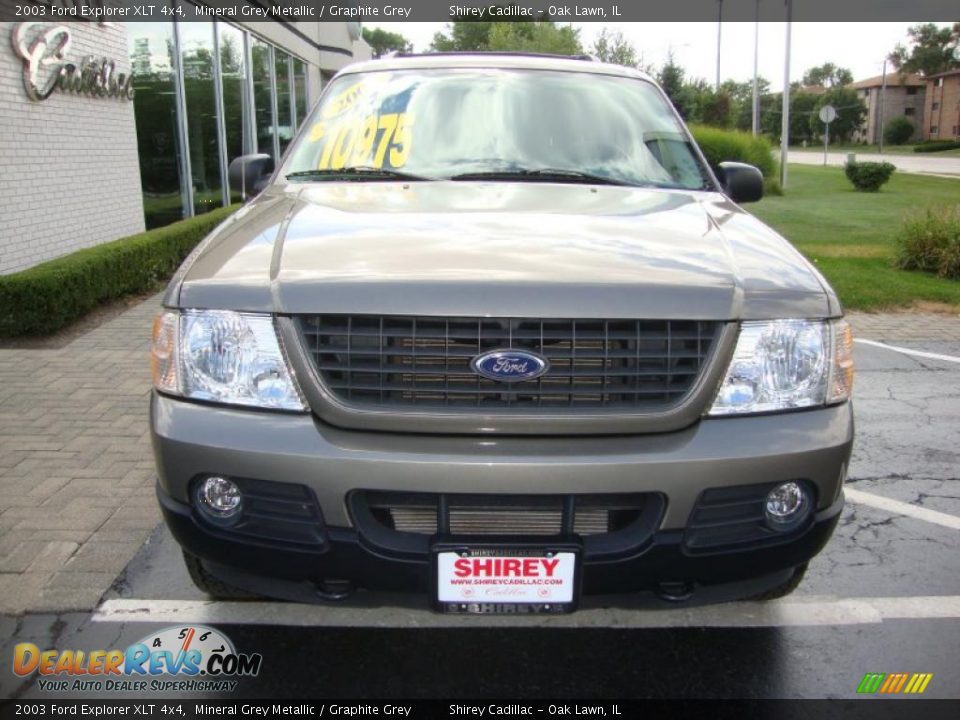 2003 Ford Explorer XLT 4x4 Mineral Grey Metallic / Graphite Grey Photo #2