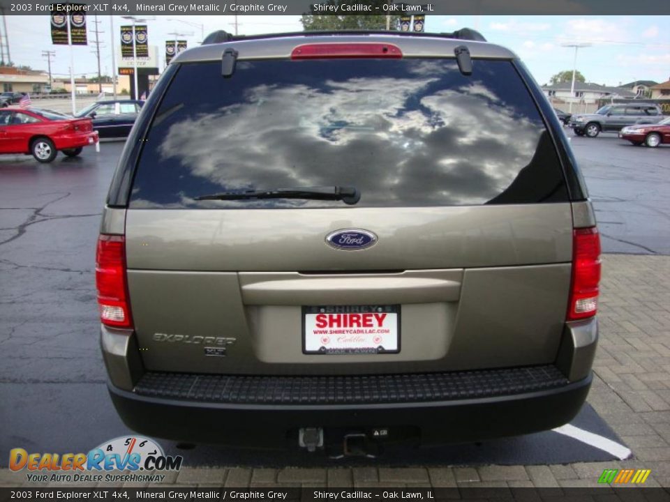 2003 Ford Explorer XLT 4x4 Mineral Grey Metallic / Graphite Grey Photo #6