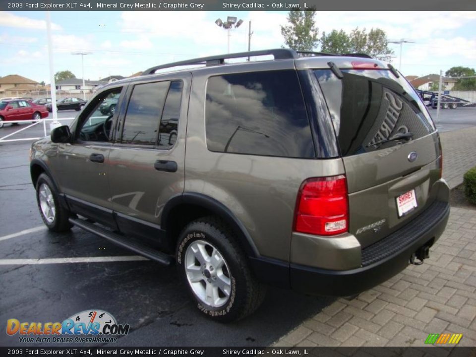 2003 Ford Explorer XLT 4x4 Mineral Grey Metallic / Graphite Grey Photo #7