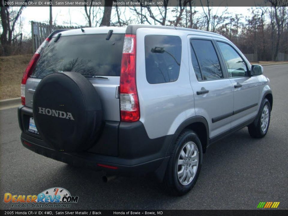 2005 Honda CR-V EX 4WD Satin Silver Metallic / Black Photo #3