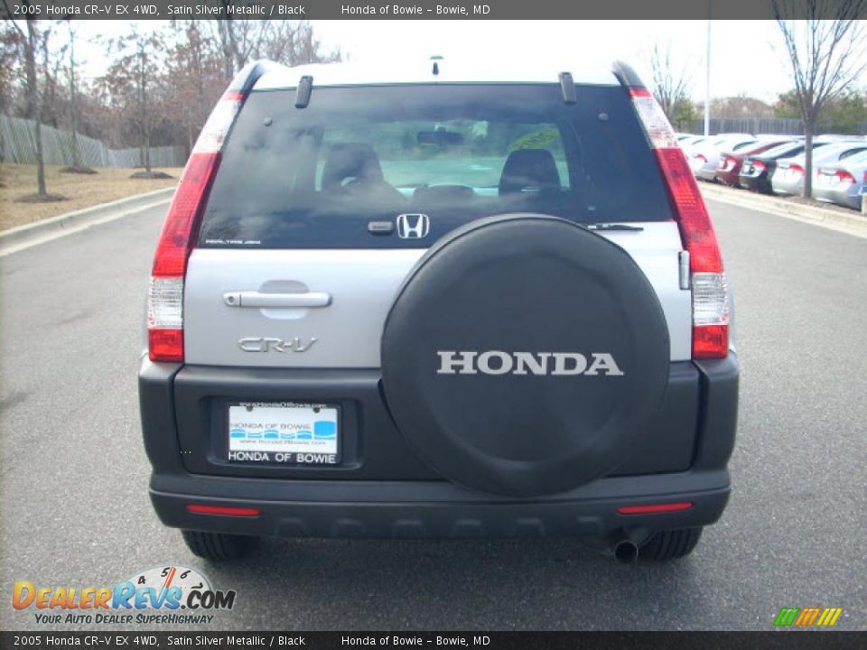 2005 Honda CR-V EX 4WD Satin Silver Metallic / Black Photo #4