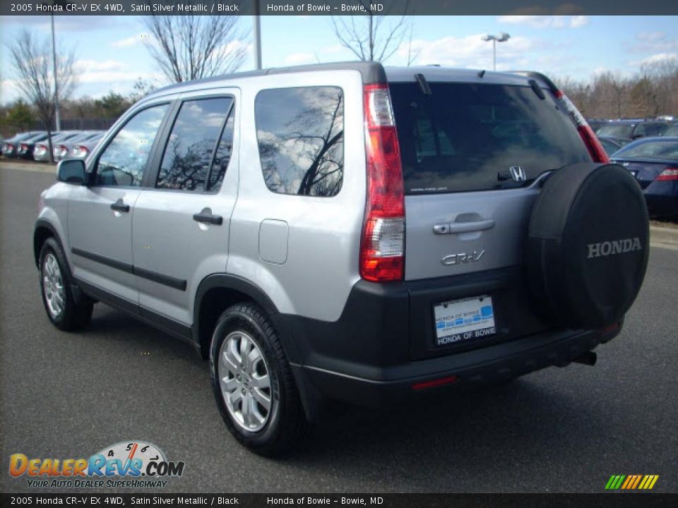 2005 Honda CR-V EX 4WD Satin Silver Metallic / Black Photo #5