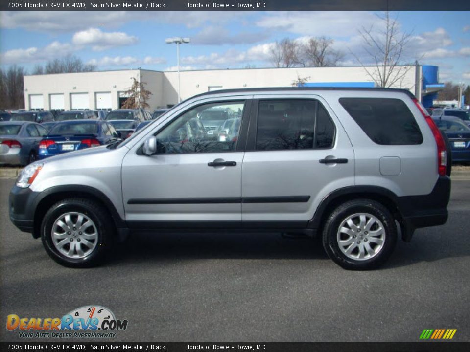 2005 Honda CR-V EX 4WD Satin Silver Metallic / Black Photo #6