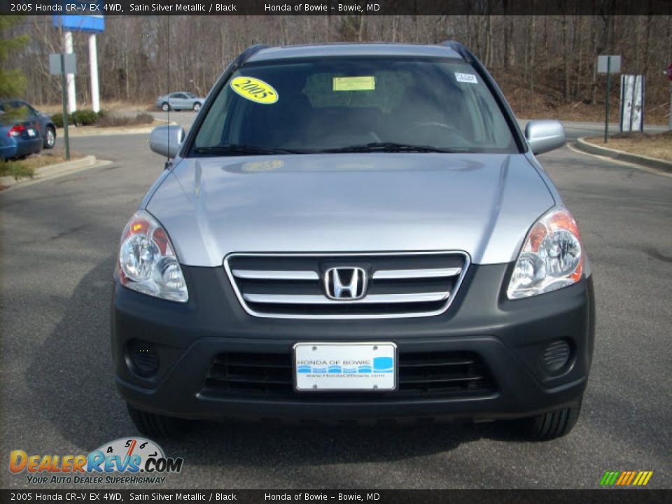 2005 Honda CR-V EX 4WD Satin Silver Metallic / Black Photo #8