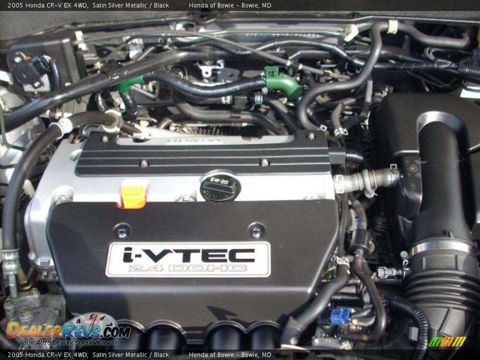 2005 Honda CR-V EX 4WD Satin Silver Metallic / Black Photo #19