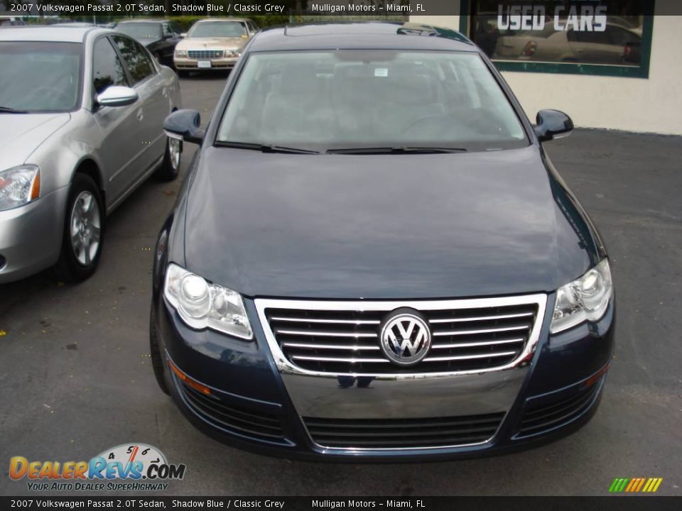 2007 Volkswagen Passat 2.0T Sedan Shadow Blue / Classic Grey Photo #1
