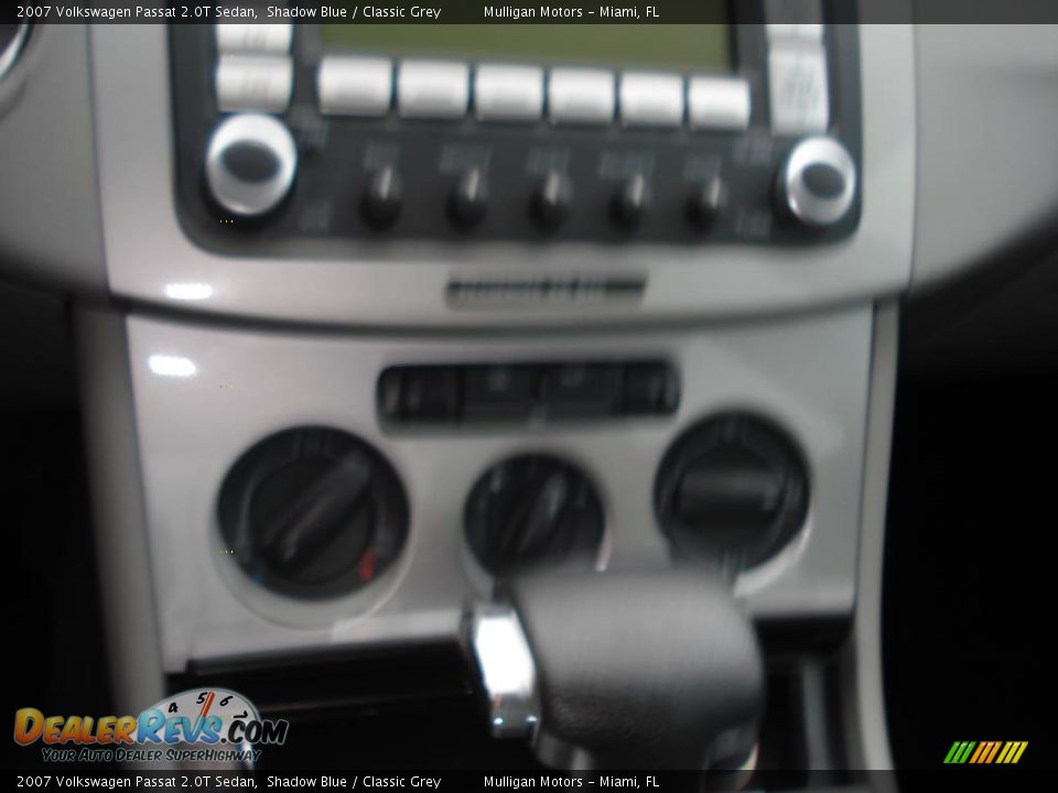 2007 Volkswagen Passat 2.0T Sedan Shadow Blue / Classic Grey Photo #5