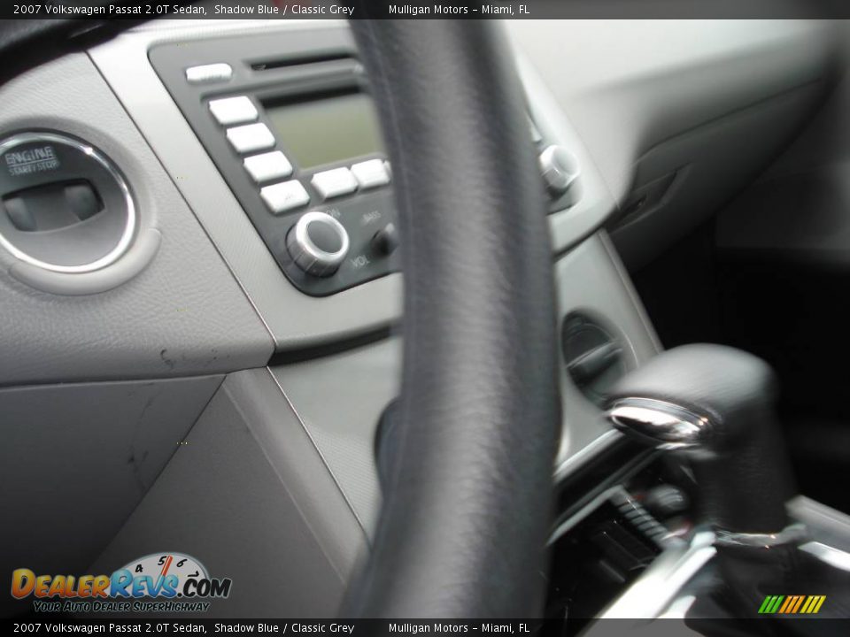 2007 Volkswagen Passat 2.0T Sedan Shadow Blue / Classic Grey Photo #6