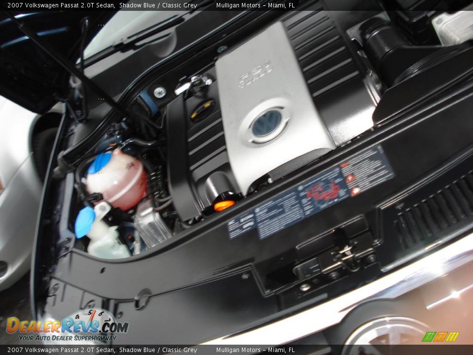 2007 Volkswagen Passat 2.0T Sedan Shadow Blue / Classic Grey Photo #11