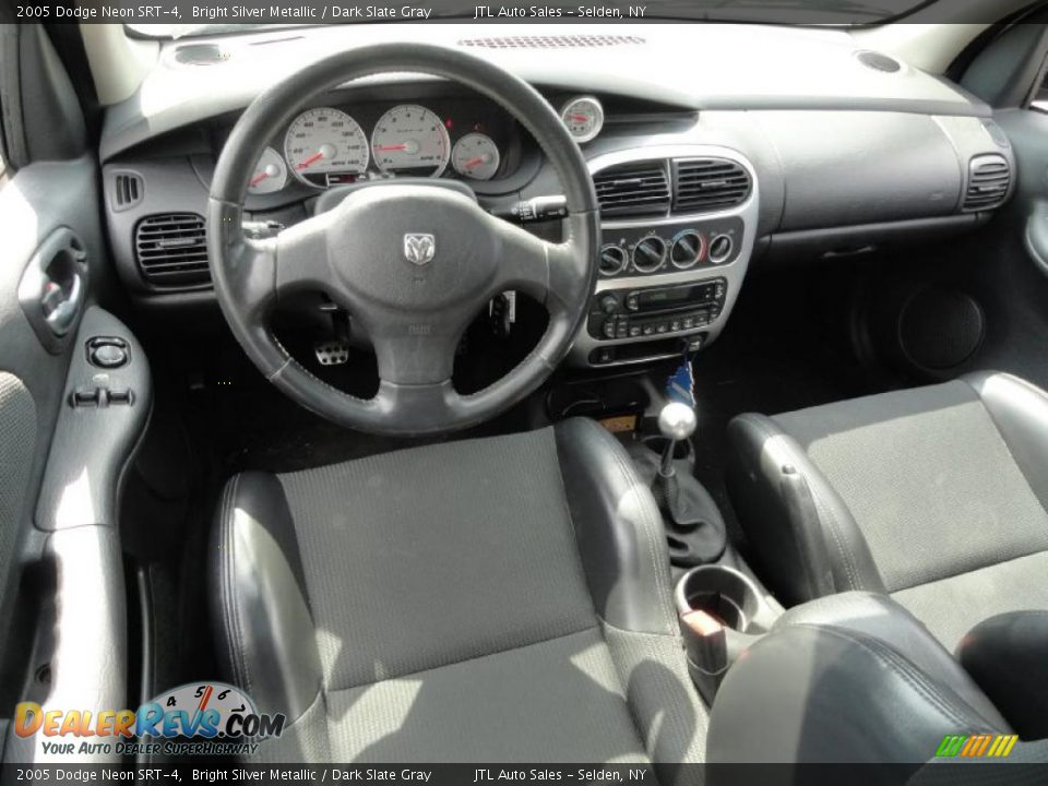 2005 Dodge Neon SRT-4 Bright Silver Metallic / Dark Slate Gray Photo #14