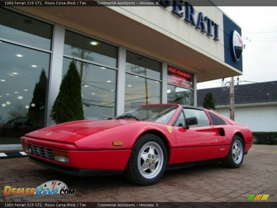 1989 Ferrari 328 GTS Rosso Corsa (Red) / Tan Photo #1