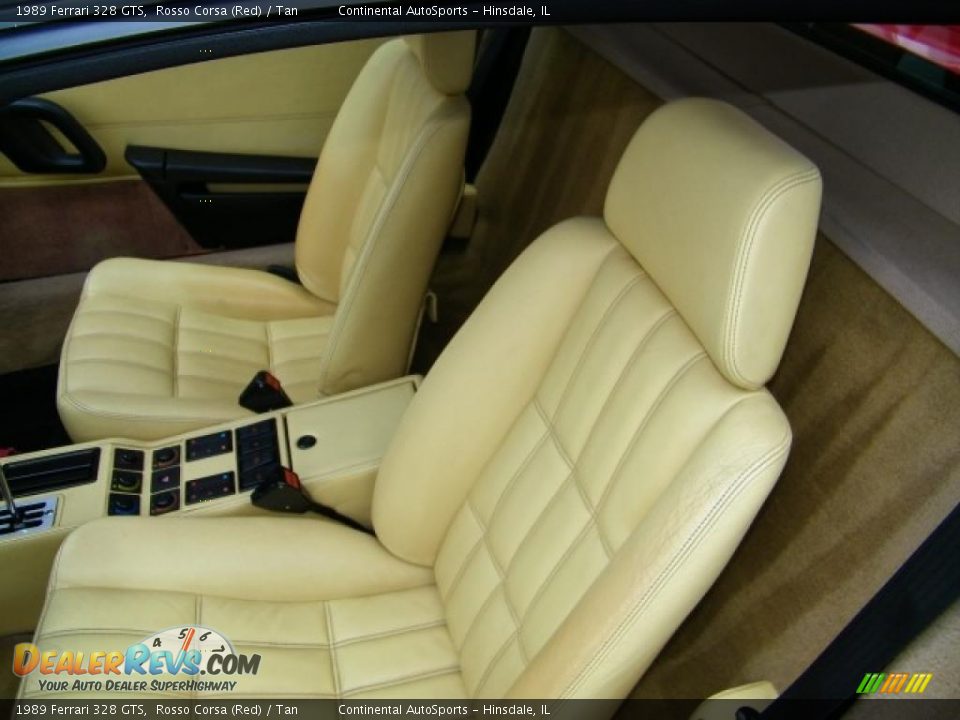 Tan Interior - 1989 Ferrari 328 GTS Photo #3