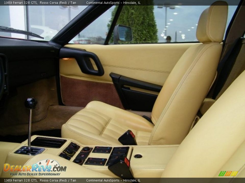 Tan Interior - 1989 Ferrari 328 GTS Photo #4