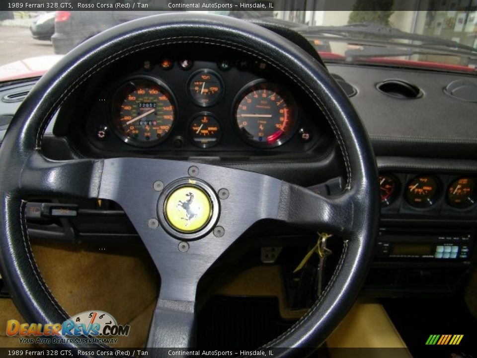 1989 Ferrari 328 GTS Steering Wheel Photo #6