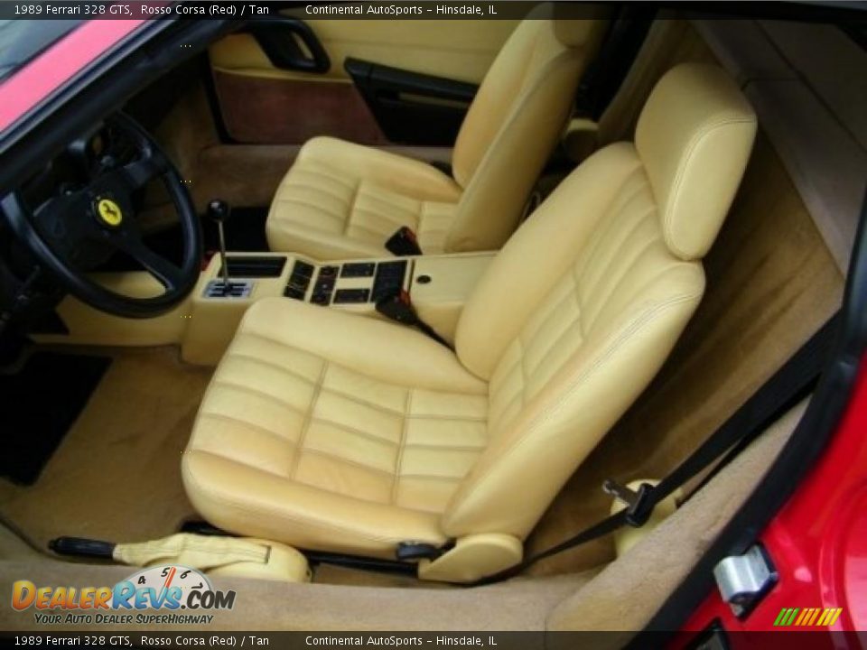 Tan Interior - 1989 Ferrari 328 GTS Photo #12