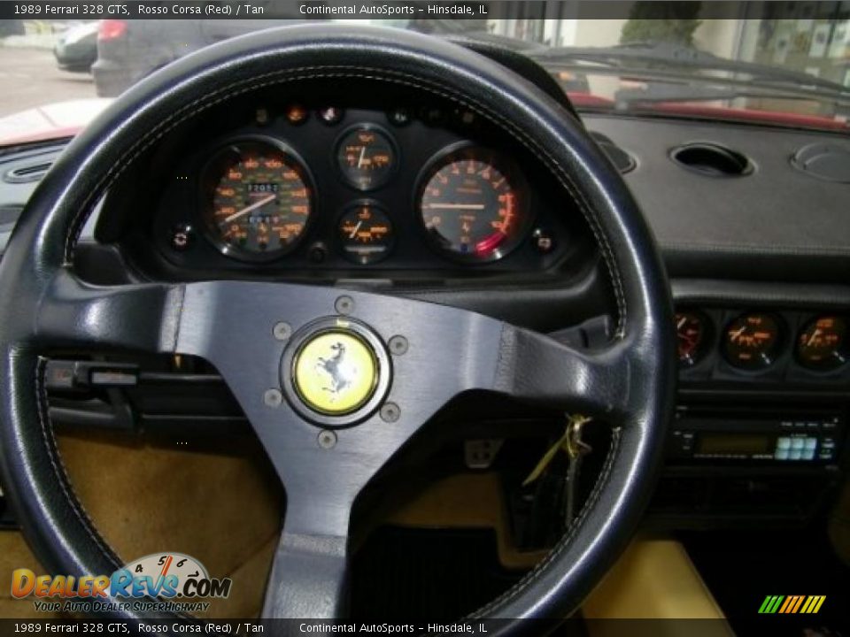 1989 Ferrari 328 GTS Rosso Corsa (Red) / Tan Photo #17