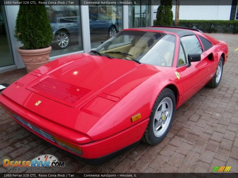 1989 Ferrari 328 GTS Rosso Corsa (Red) / Tan Photo #19