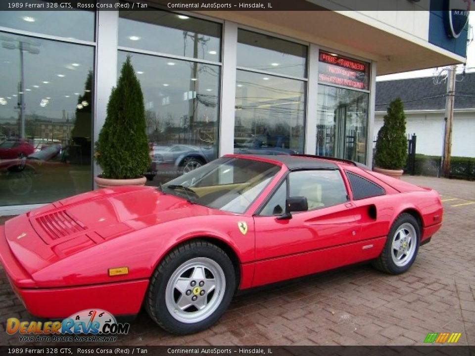 1989 Ferrari 328 GTS Rosso Corsa (Red) / Tan Photo #20