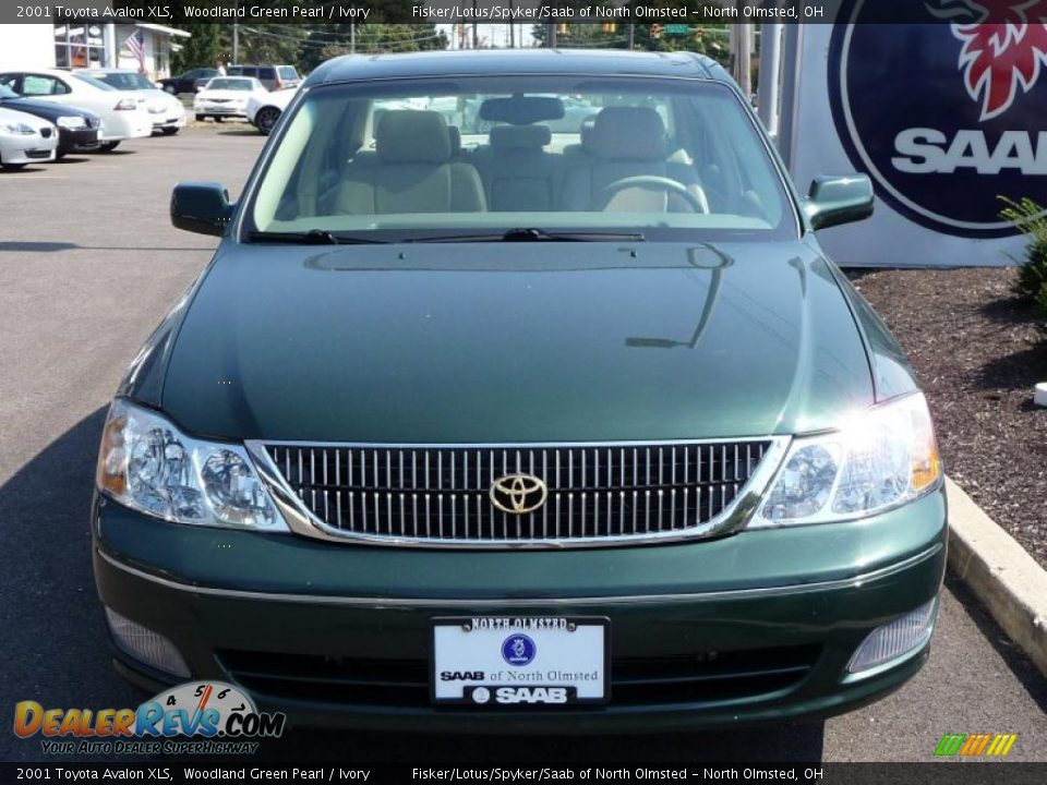 2001 Toyota Avalon XLS Woodland Green Pearl / Ivory Photo #2
