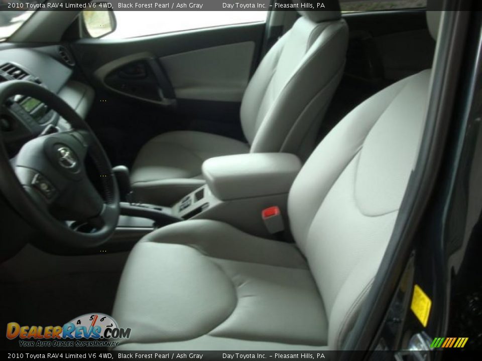 2010 Toyota RAV4 Limited V6 4WD Black Forest Pearl / Ash Gray Photo #8