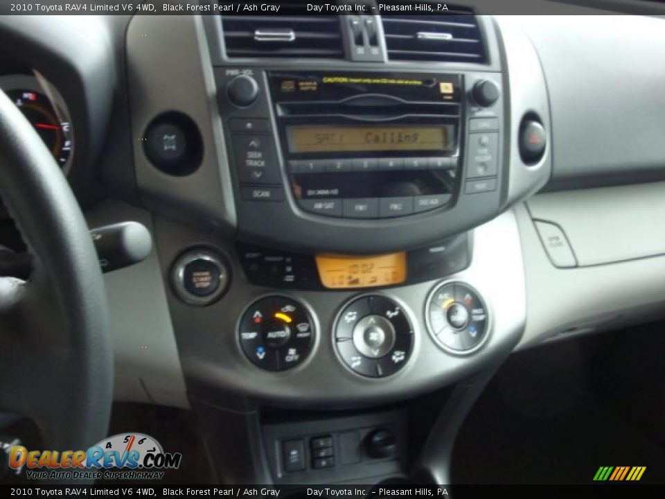 2010 Toyota RAV4 Limited V6 4WD Black Forest Pearl / Ash Gray Photo #13
