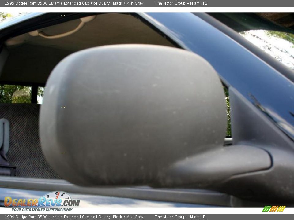 1999 Dodge Ram 3500 Laramie Extended Cab 4x4 Dually Black / Mist Gray Photo #21