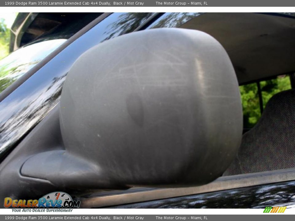 1999 Dodge Ram 3500 Laramie Extended Cab 4x4 Dually Black / Mist Gray Photo #22