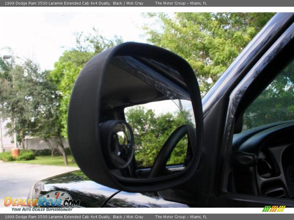 1999 Dodge Ram 3500 Laramie Extended Cab 4x4 Dually Black / Mist Gray Photo #23