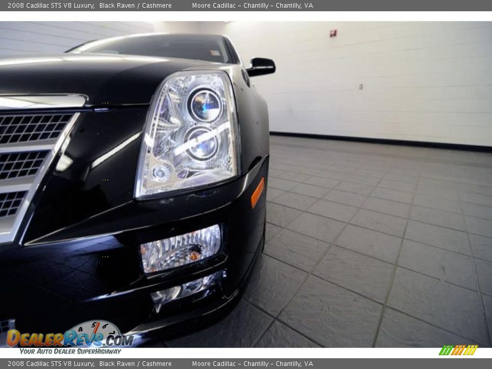 2008 Cadillac STS V8 Luxury Black Raven / Cashmere Photo #4