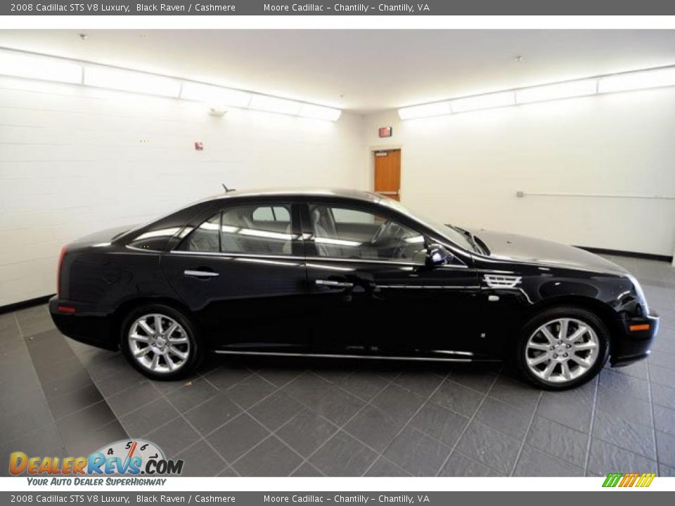 2008 Cadillac STS V8 Luxury Black Raven / Cashmere Photo #5