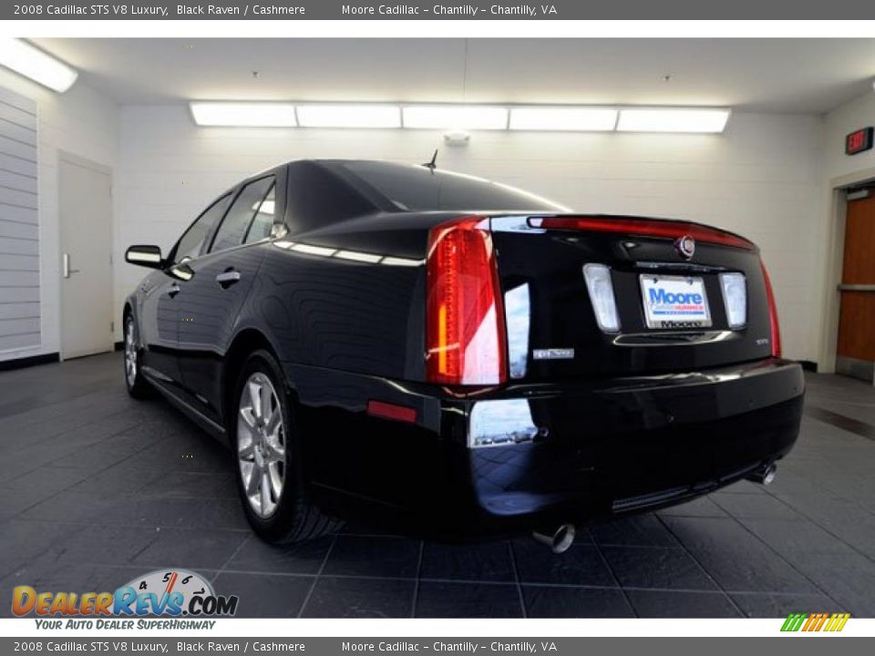 2008 Cadillac STS V8 Luxury Black Raven / Cashmere Photo #7