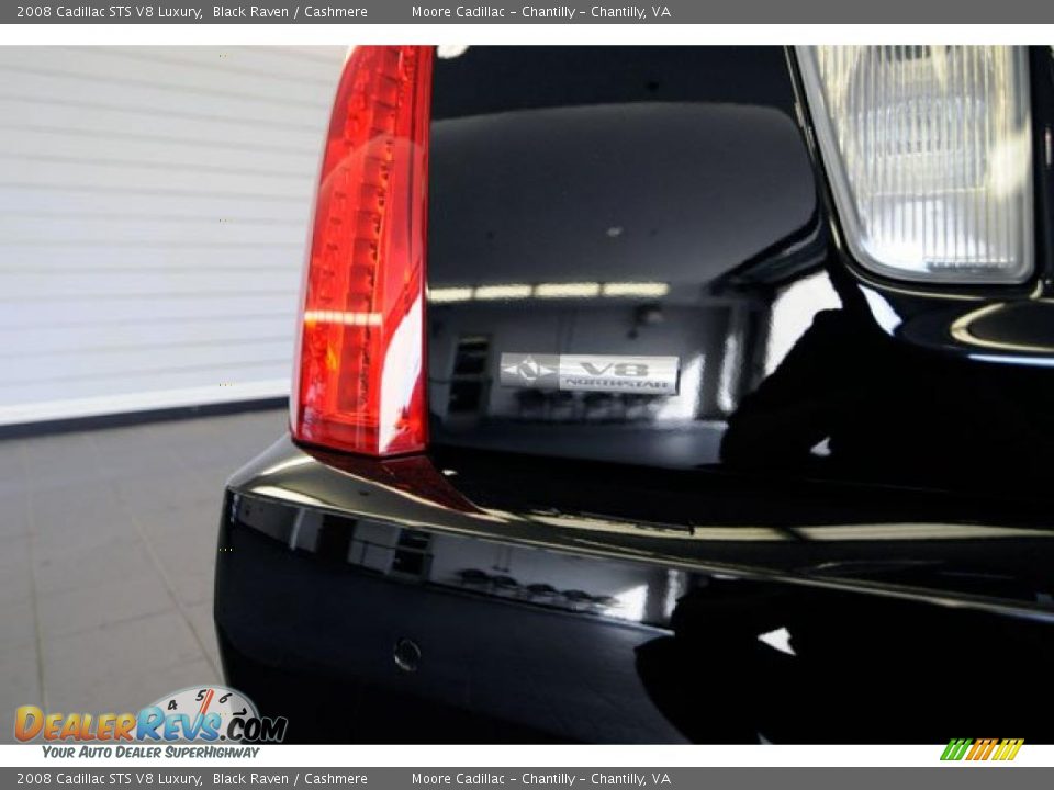 2008 Cadillac STS V8 Luxury Black Raven / Cashmere Photo #10