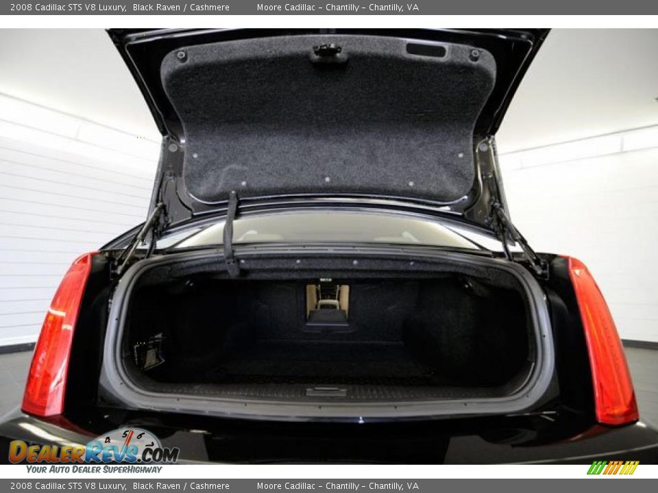 2008 Cadillac STS V8 Luxury Black Raven / Cashmere Photo #11