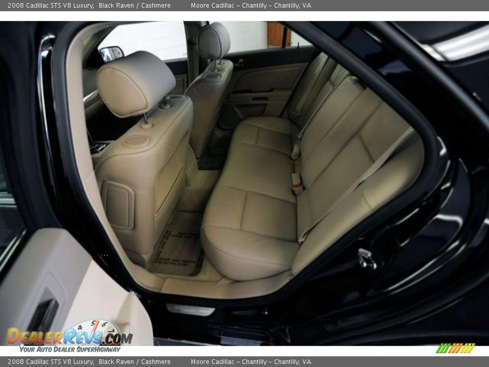 2008 Cadillac STS V8 Luxury Black Raven / Cashmere Photo #15